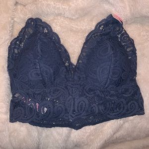 NWT PINK Blue Bralette